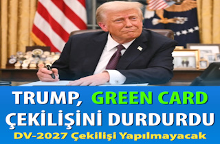 Green Card Çekilişi Durduruldu