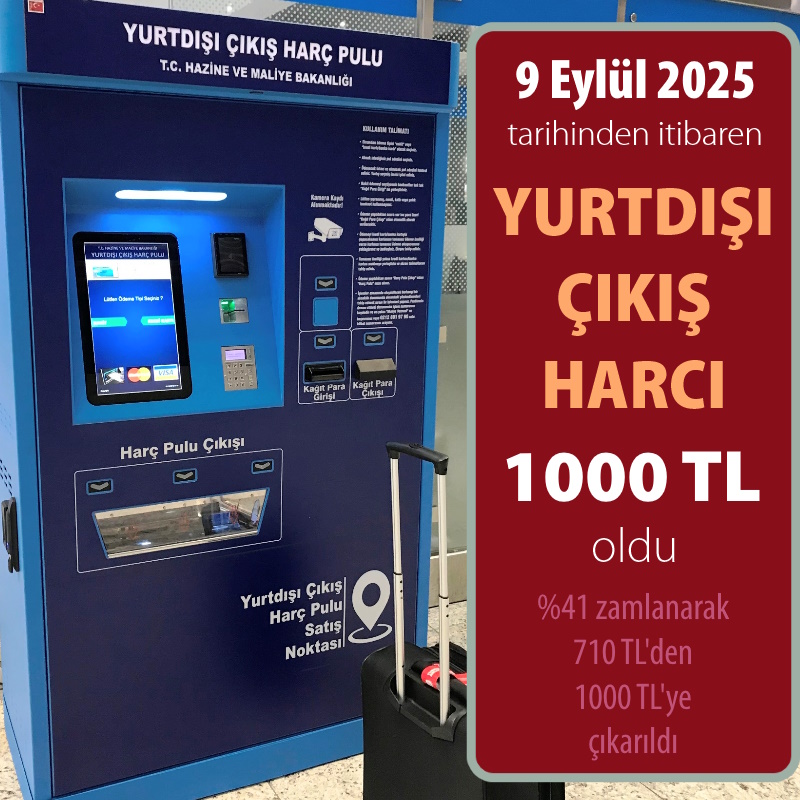 Yurtdışı Çıkış Harcı